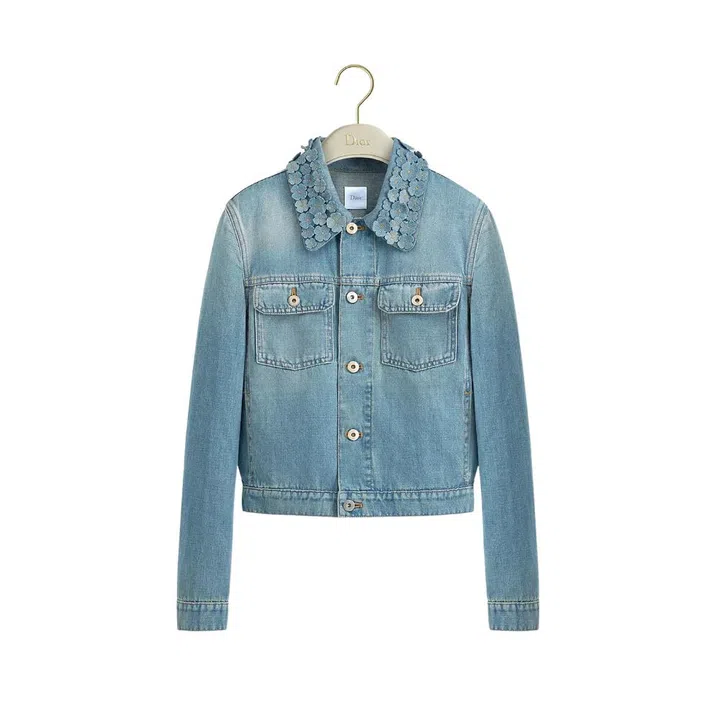 Dior Dioriviera Summer Capsule Collection 2026 - Cotton and linen denim jacket
