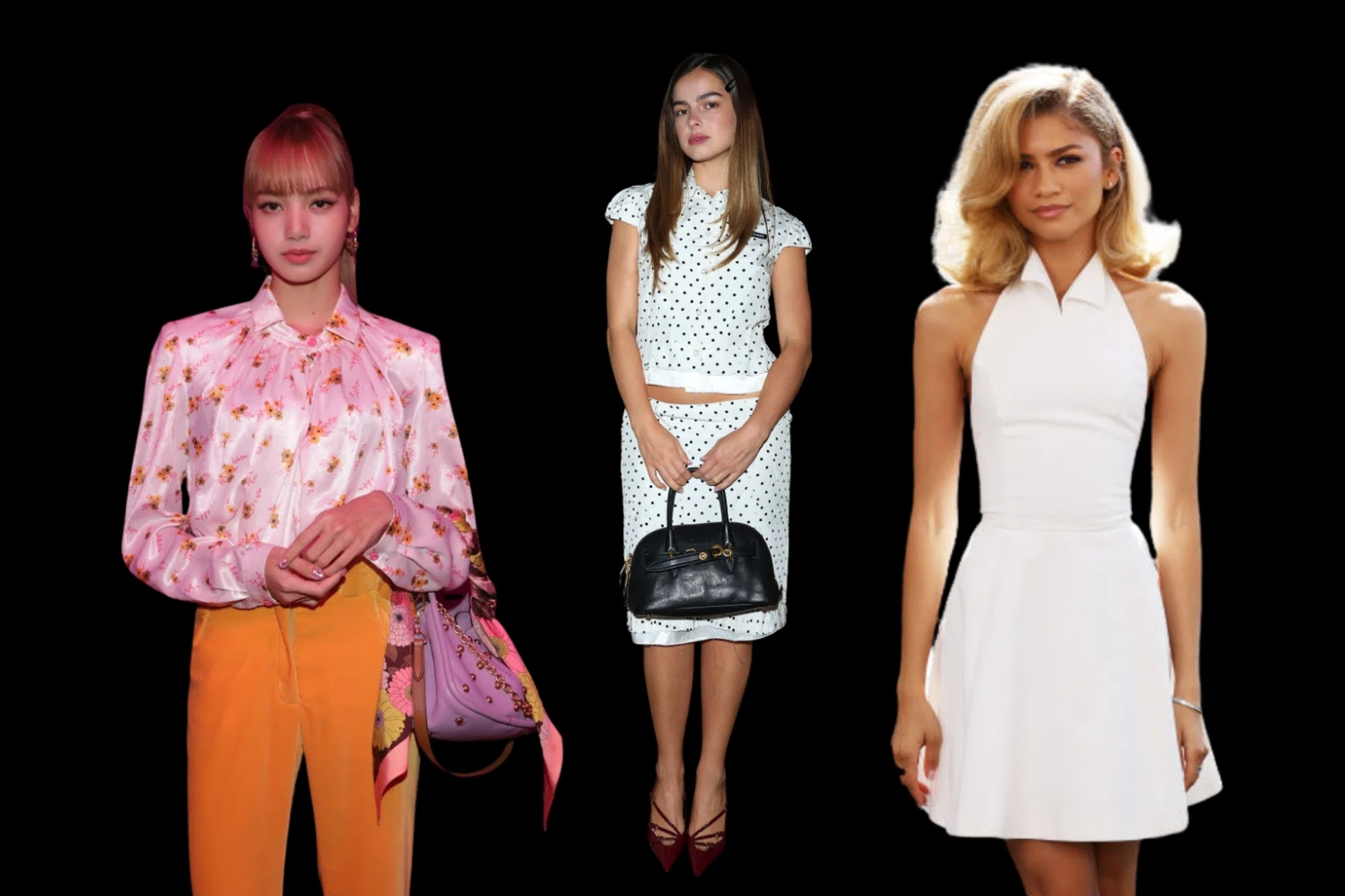 Lisa Blackpink; Addison Rae; Zendaya