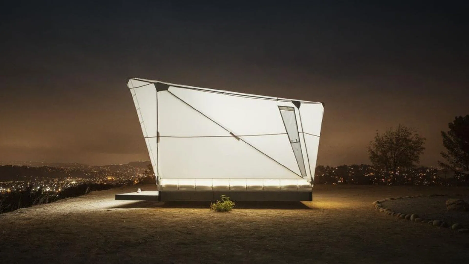 If this is the future of camping, we're ready for our off-the-grid escape. Credit: Sam Gezari