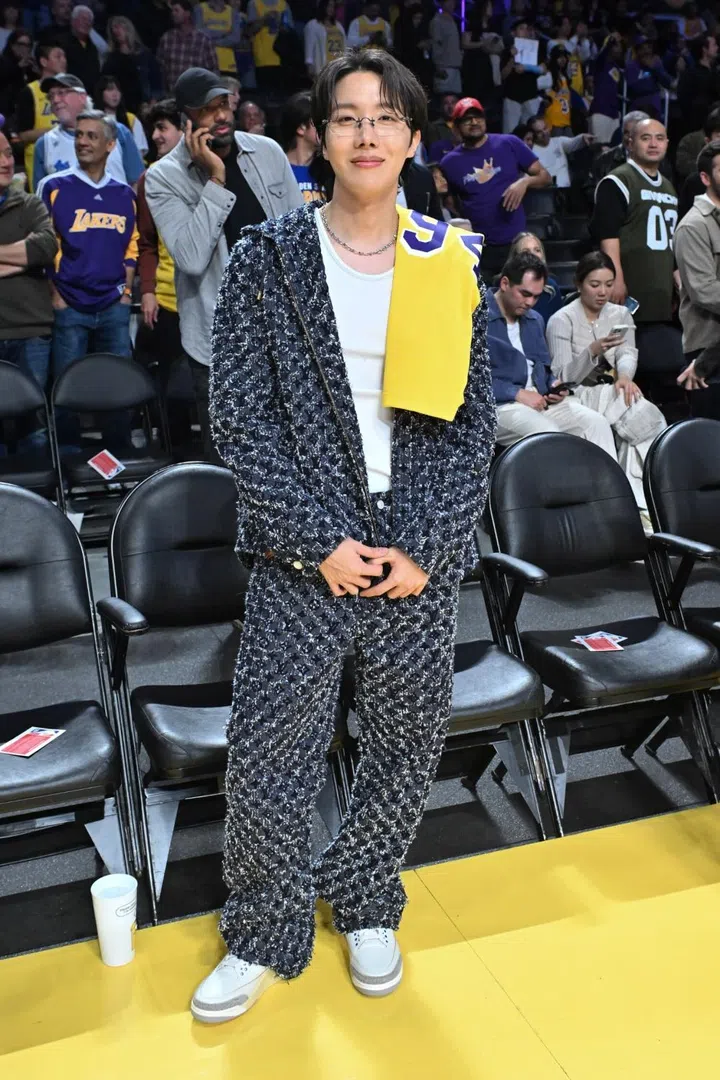 jhope nba basketball game louis vuitton bts style bts best fashion moments bts red carpet looks