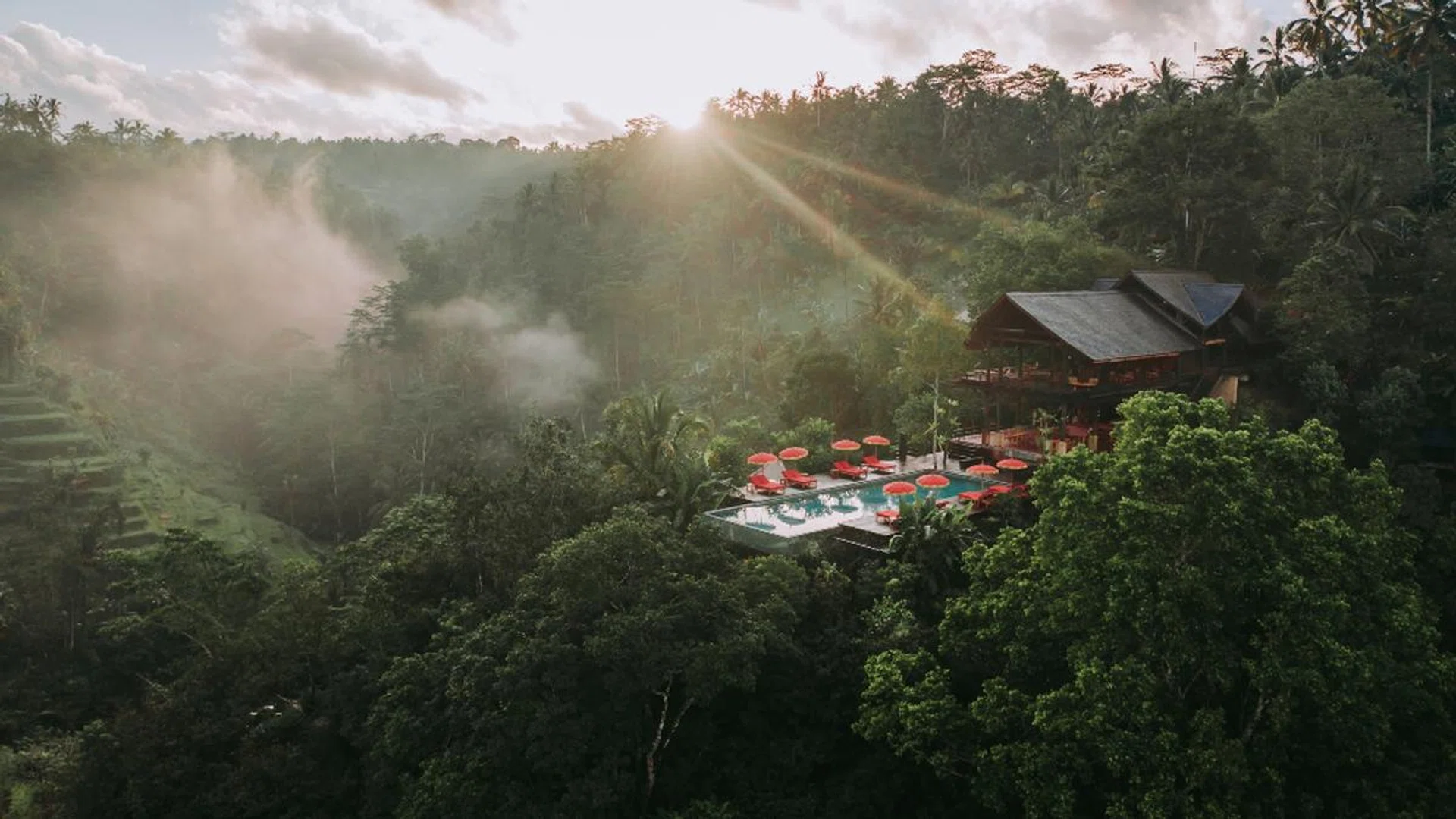 Your morning view at Buahan, a Banyan Tree Escape in Bali. Credit: Banyan Tree 