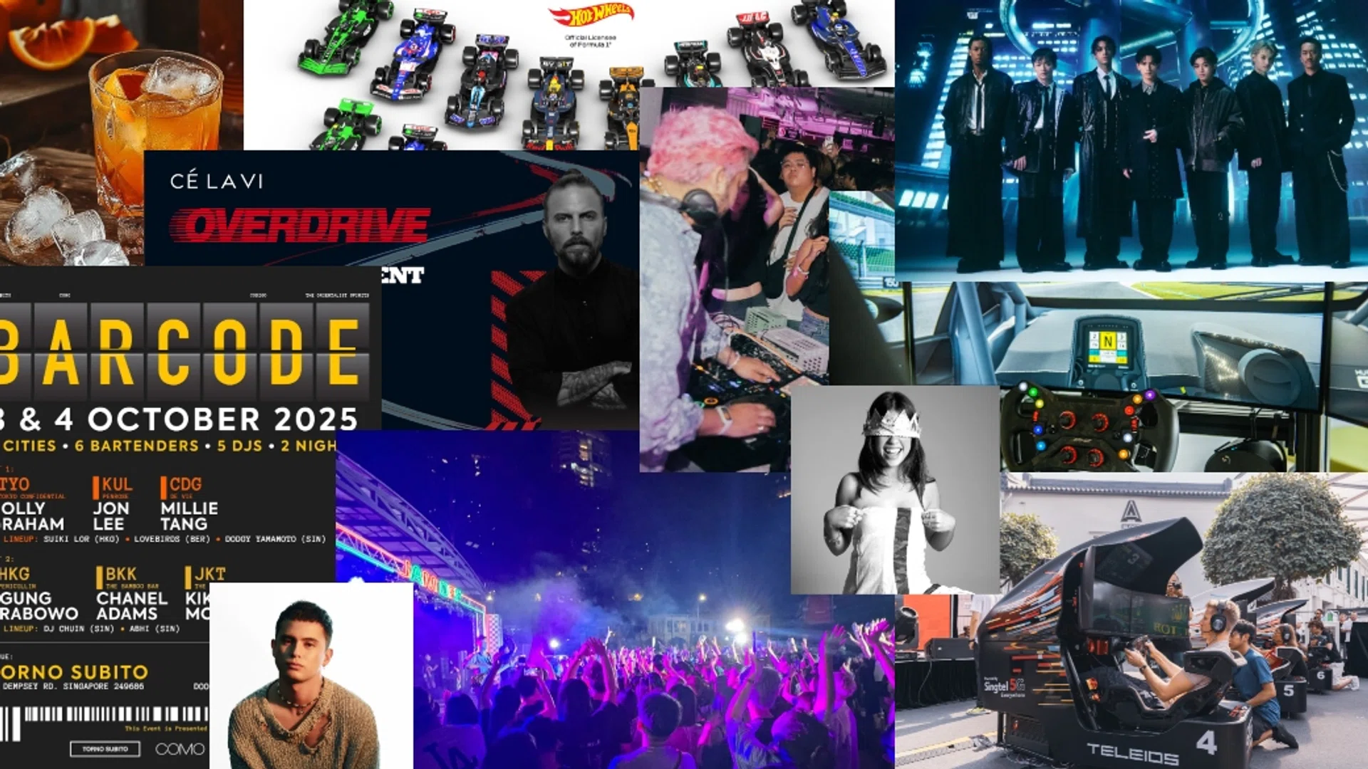 Formula 1 events activities in Singapore SG