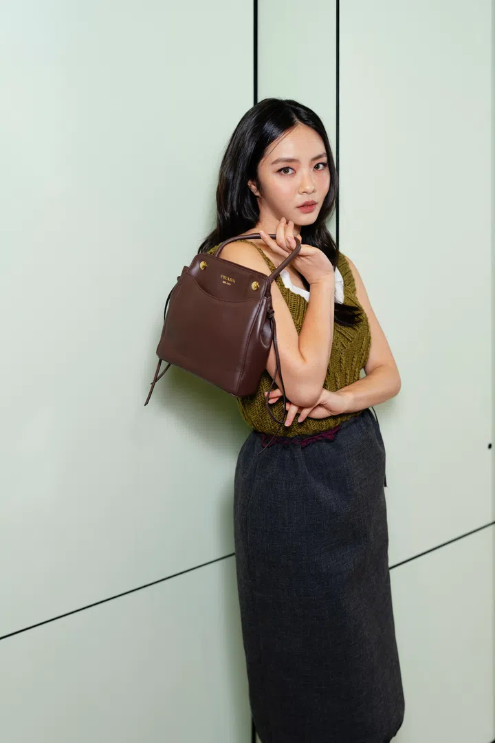 Prada Paragon Singapore store reopening celebrities - Chantalle Ng