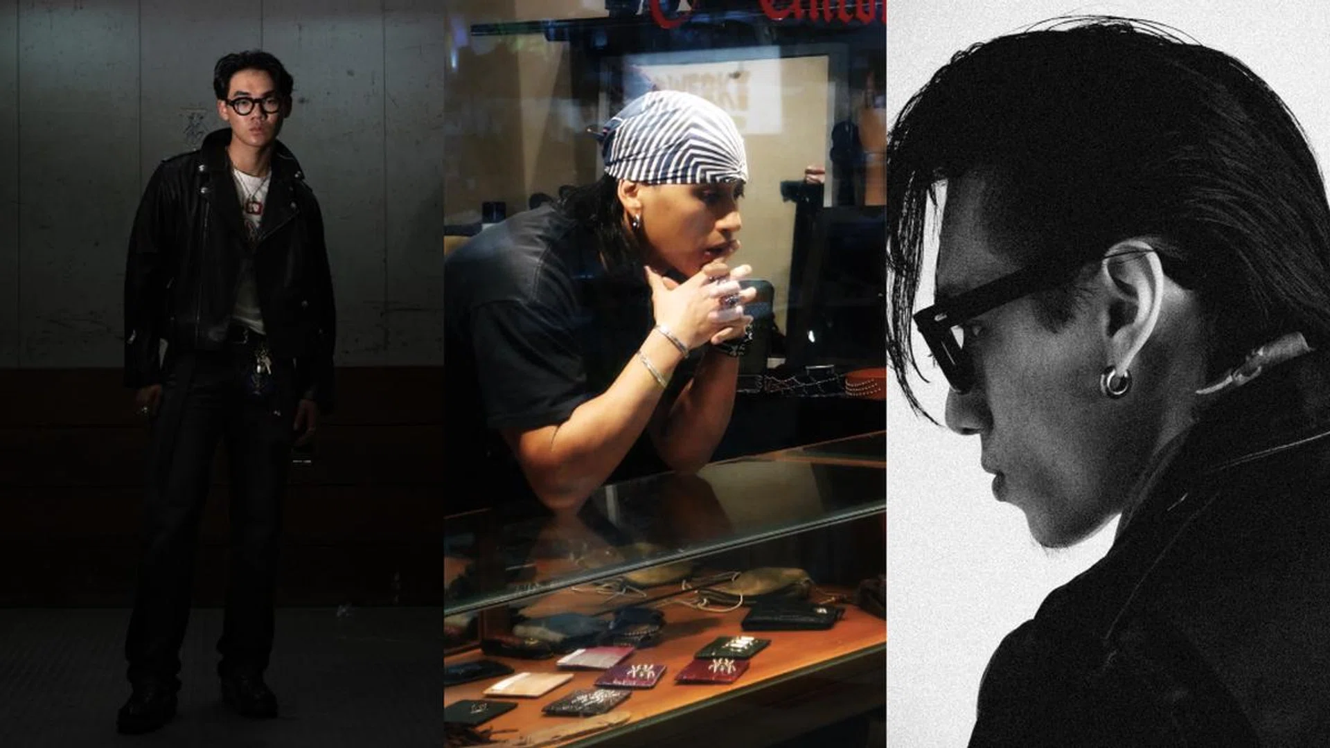 Leather maestros (from left) Samuel Yew of Guised, Lim Ting Yang of Devil’s Play Craft, and Delvin Teo of The Rollers Parlour