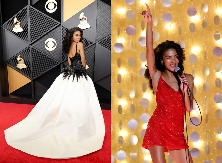 Olivia Dean Grammys 2026 outfit