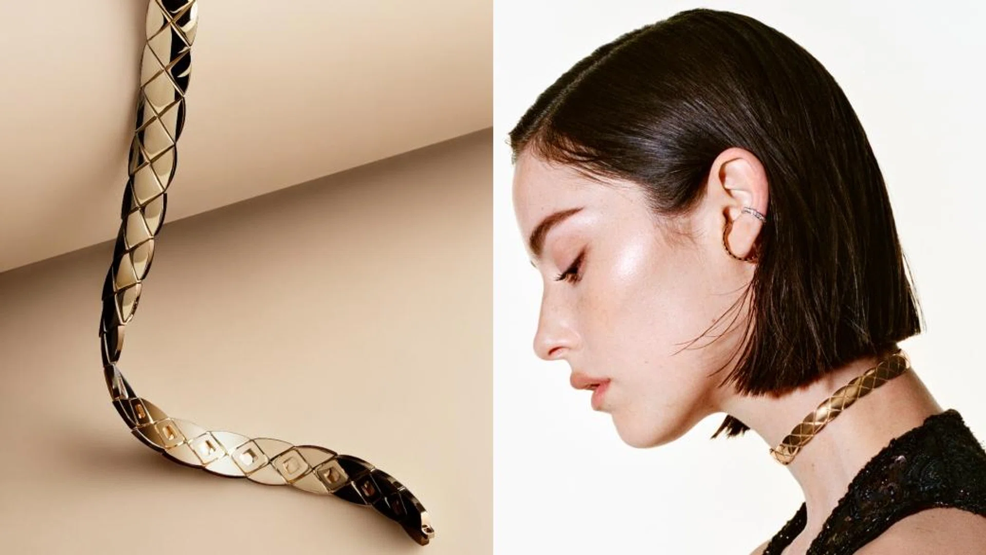 gracie abrams wearing chanel coco crush choker