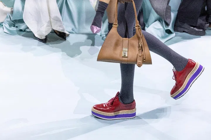prada spring summer 2025 platform shoes