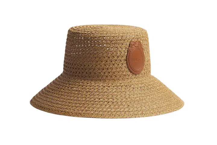 Dior Dioriviera Summer Capsule Collection 2026 - Straw and lambskin hat