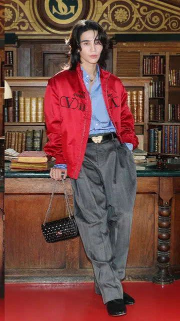 Celebrity VIPs at Valentino Spring Summer 2027 show Paris Fashion Week