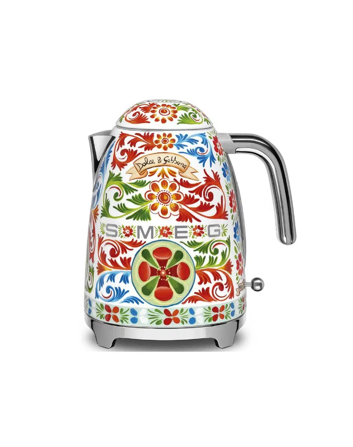 holiday gift guide nara smith inspired dolce and gabbana smeg collaboration kettle