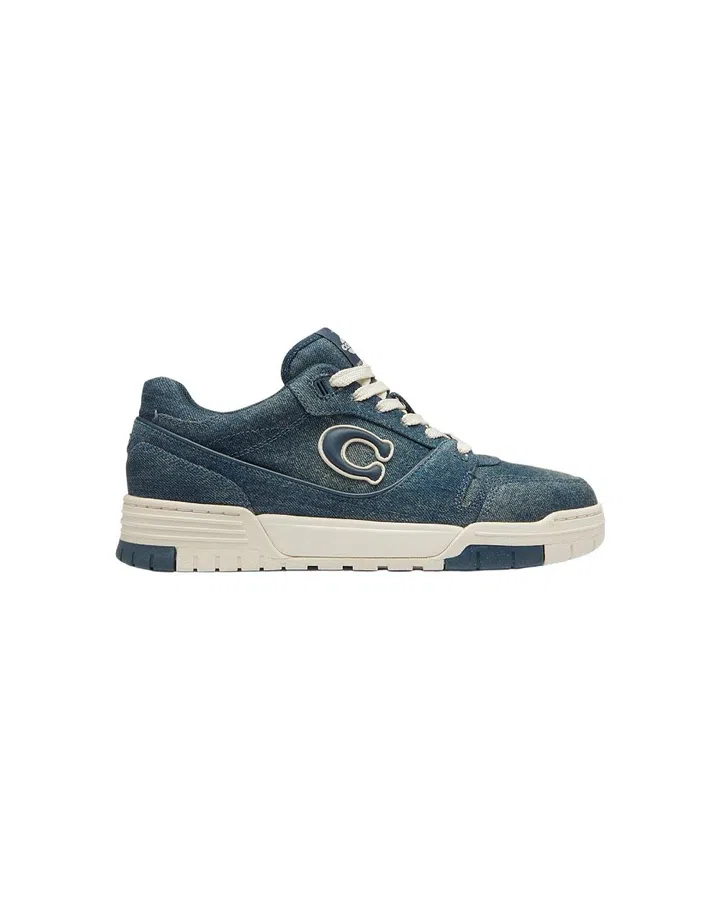 coach soho sneaker in denim