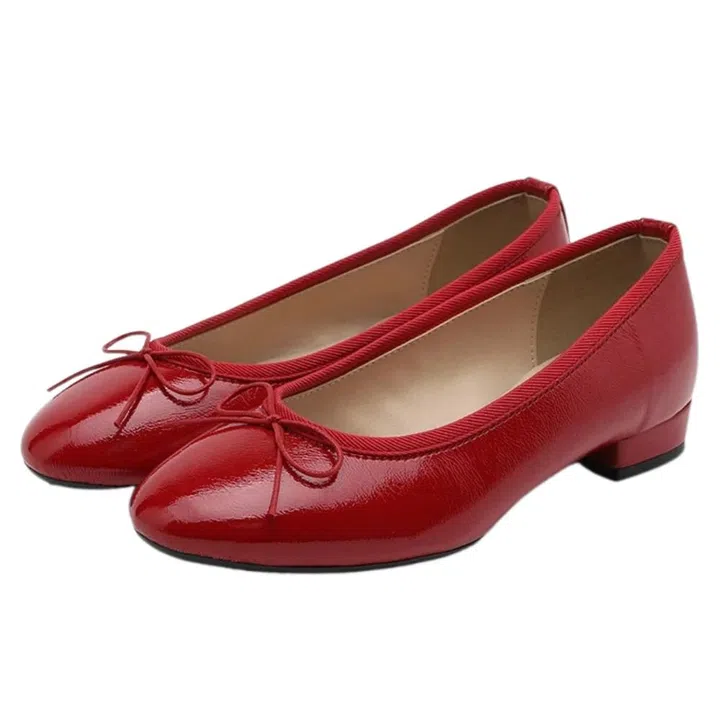 Red accessories for Chinese New Year 2026 in Singapore - Sappun red flats