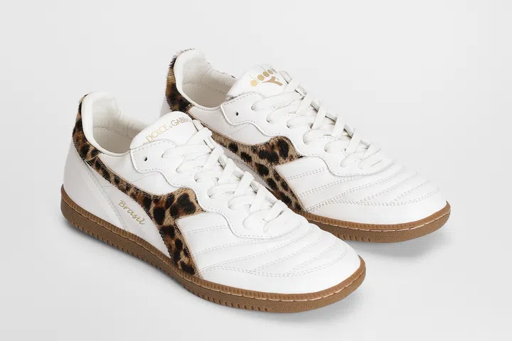 Dolce & Gabbana Diadora sneakers animal print