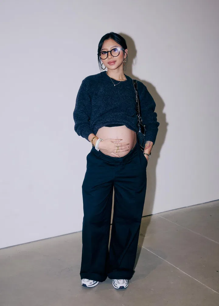 Pregnant Woman street style