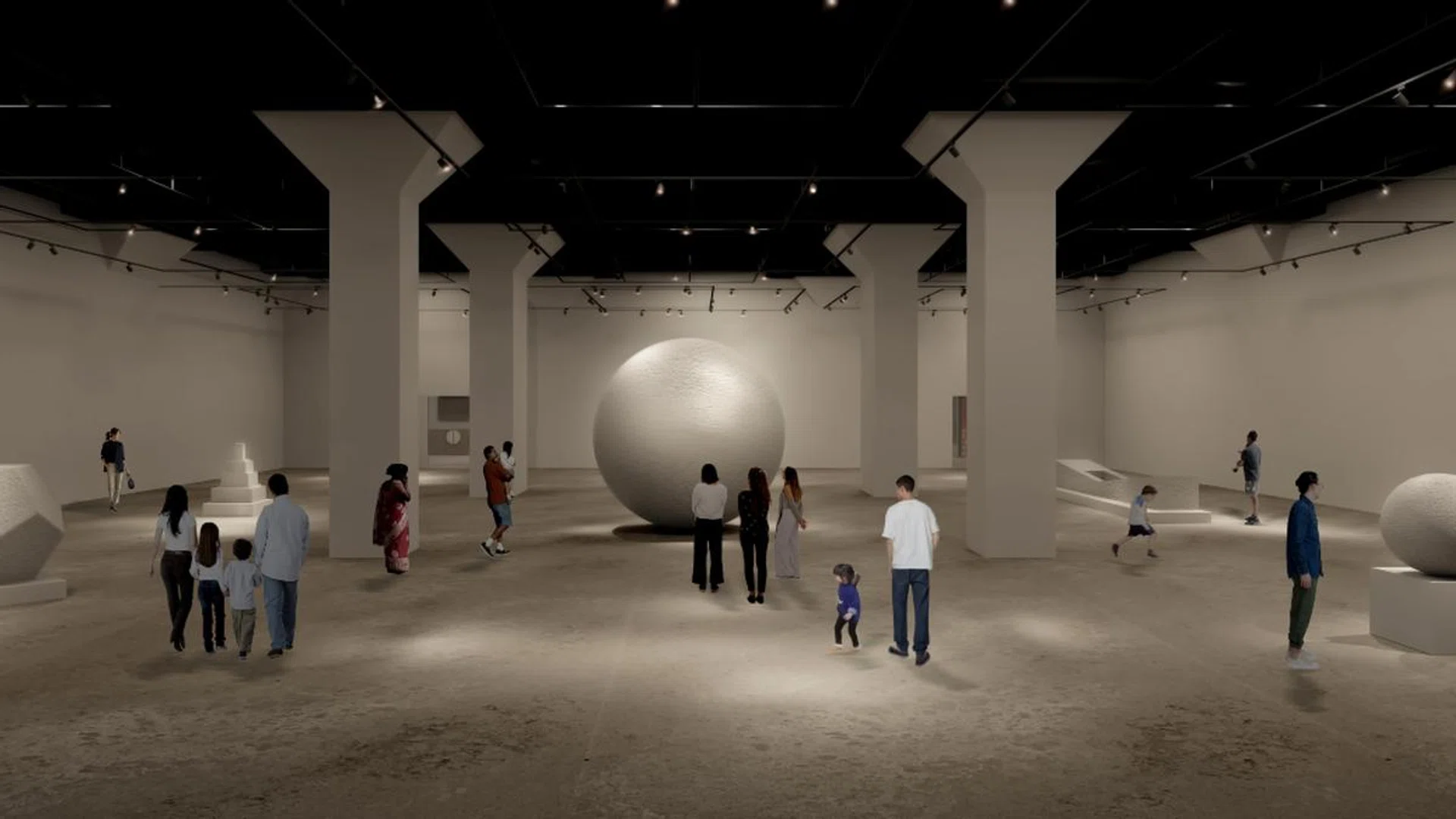 Singapore Art Museum's new Tanjong Pagar Distripark site takes on a more industrial mood as compared to its original Bras Brasah setting. Credit: Singapore Art Museum