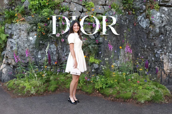 Emma Raducanu attends the Dior Cruise 2025 at Drummond Castle on June 03, 2024 in Edinburgh, Scotland. (Photo by Pascal Le Segretain/Getty Images for Christian Dior)