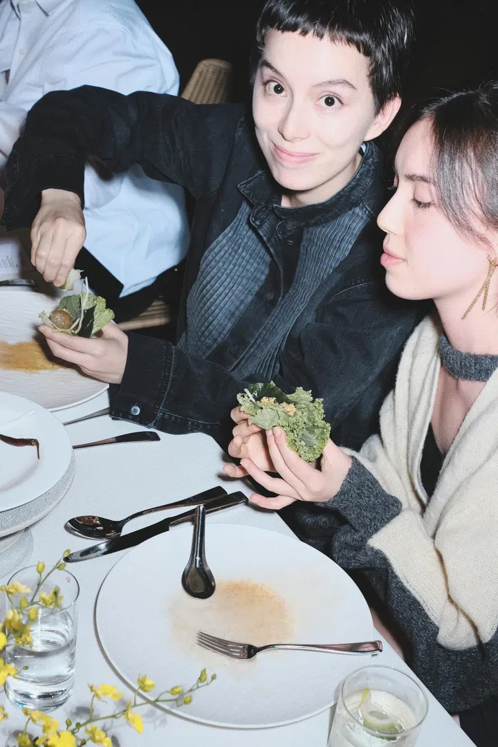 loewe x female magazine dinner menu