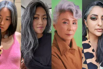 grey hair women