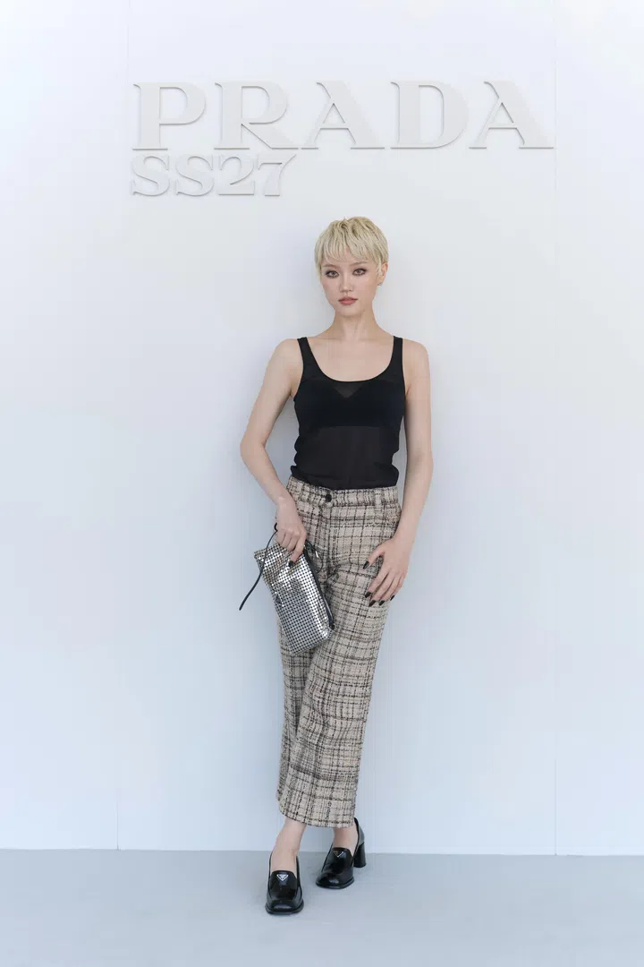 Chisa XG at prada Spring Summer 2027 show Milan Fashion Week