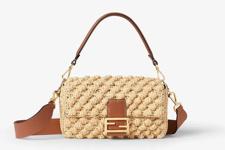 Fendi Baguette raffia basket bag Summer 2026