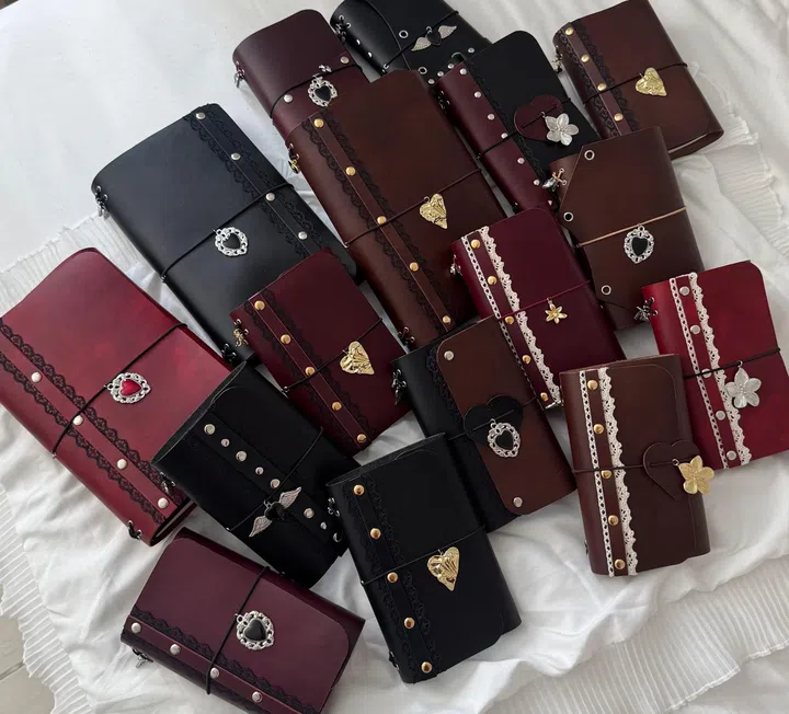 Handmade leather bullet journal Singapore - Nostalune Atelier