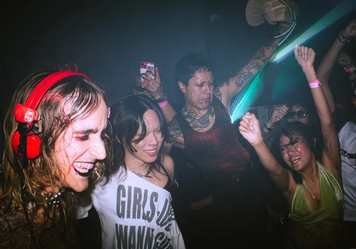 Adults Do Hard Dance party people