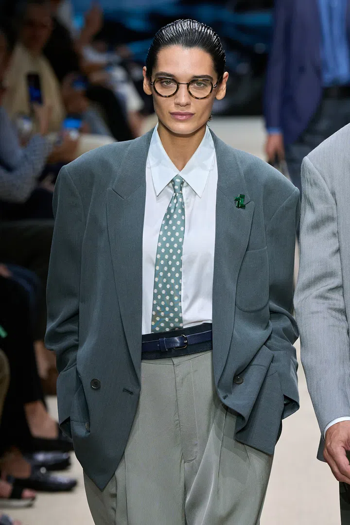 Giorgio Armani Men’s Spring Summer 2026 tucked in necktie