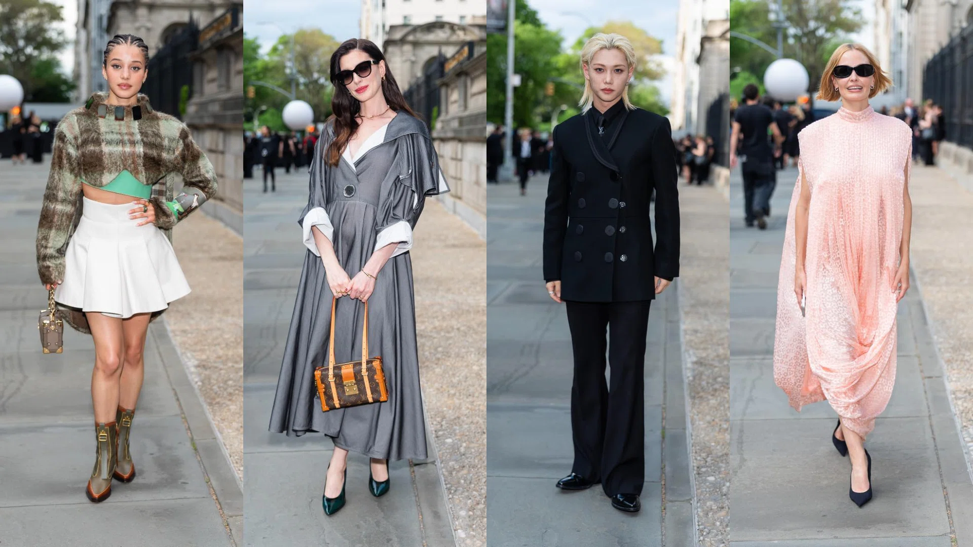 Louis Vuitton Cruise 2027 celebrity fashion outfits