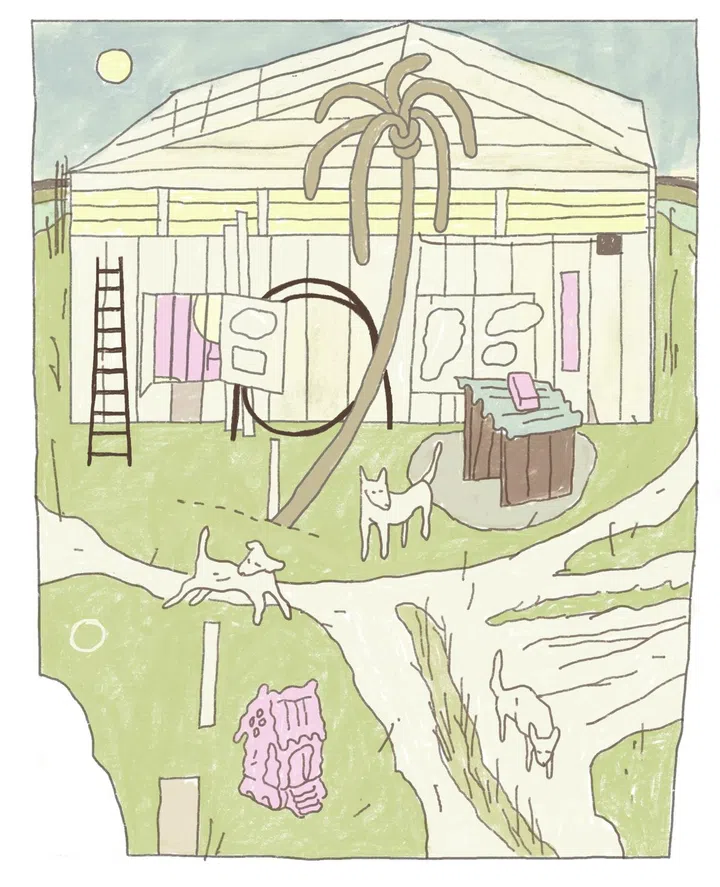 Three Houses by Shu, Malaysian artist