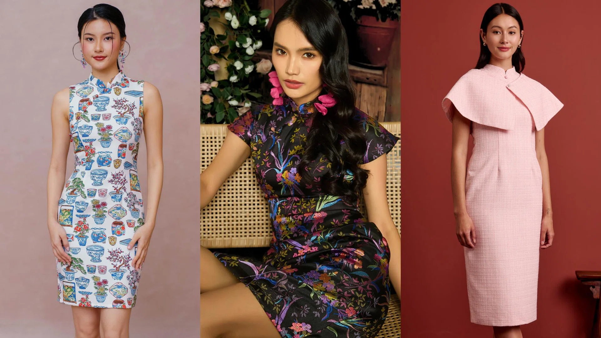 Best modern cheongsam Singapore Chinese New Year 2026