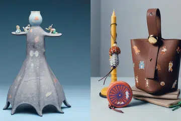 LOEWE SUNA FUJITA PEBBLE BAG