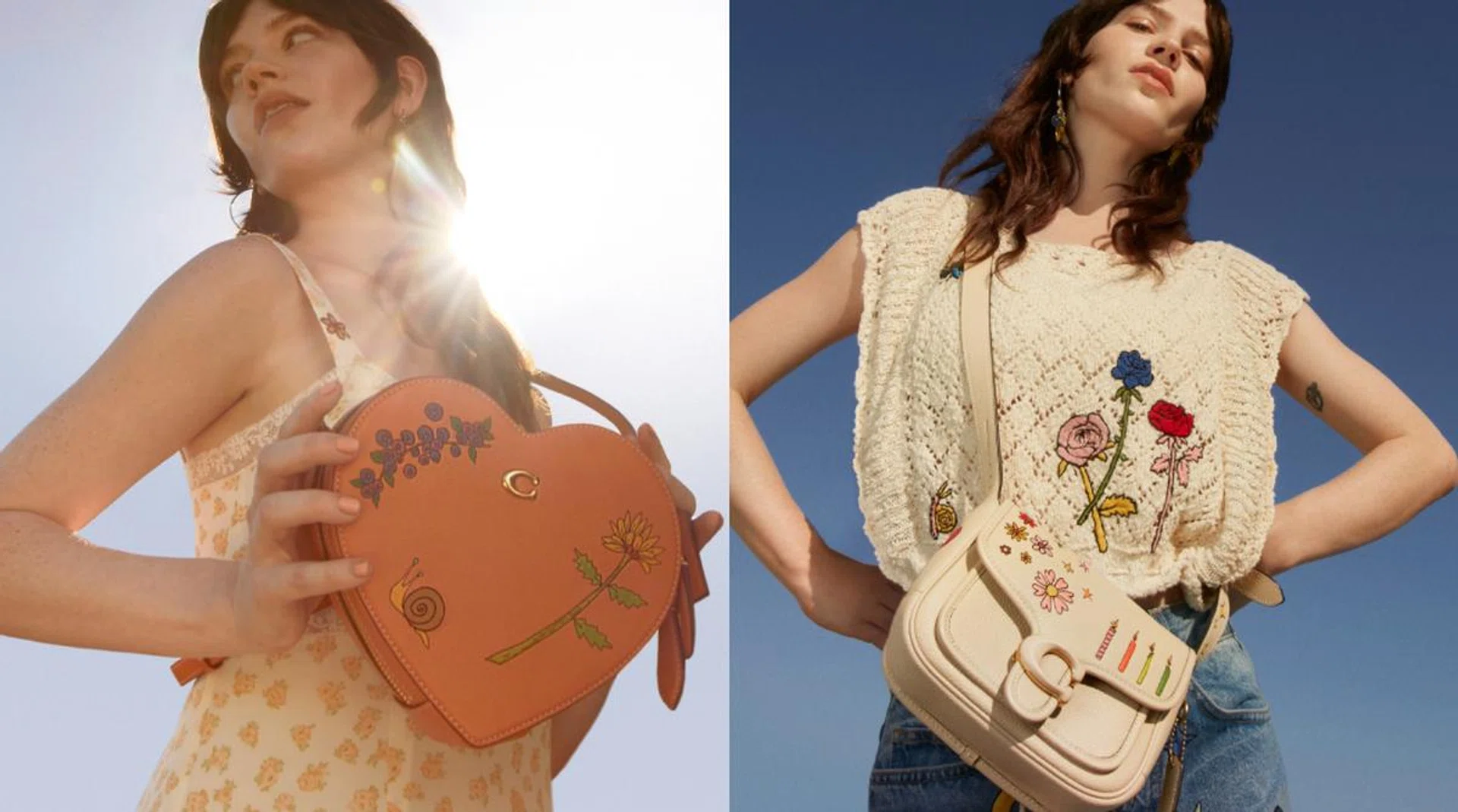 The starting point for the Coach x Observed By Us collection are pieces found in Kirsten Dunst’s closet. Credit: Coach