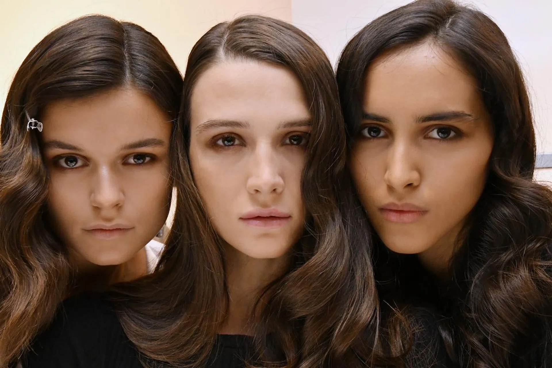 models straight eyebrows