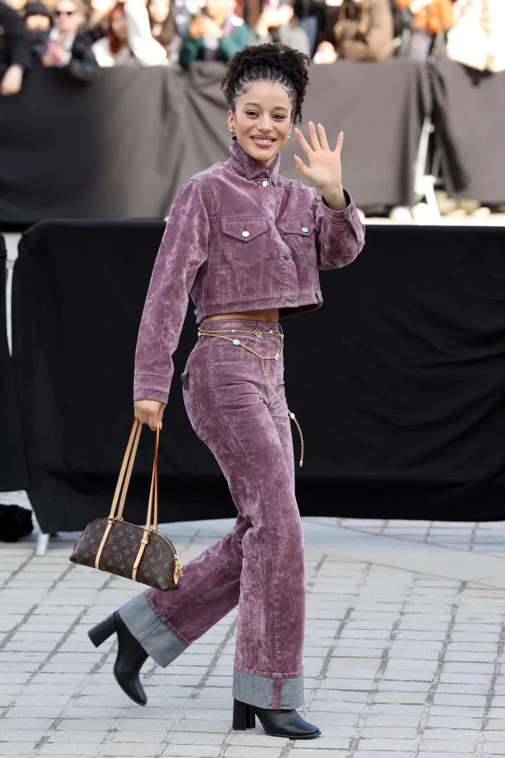 Chase Infiniti at Louis Vuitton FW 2026 Paris Fashion Week