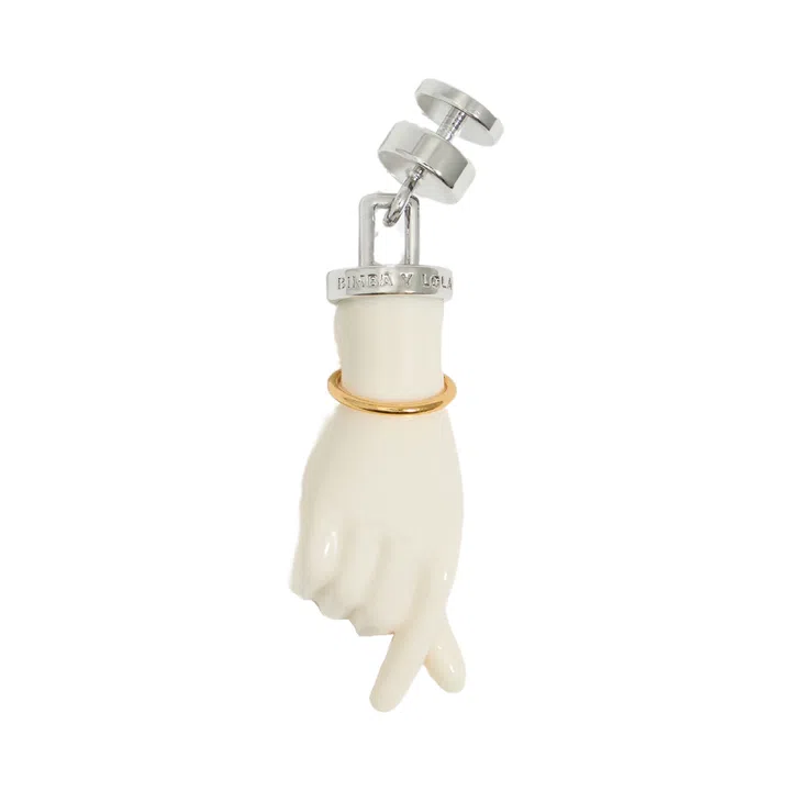 Metal bag charm, $120, Bimba Y Lola