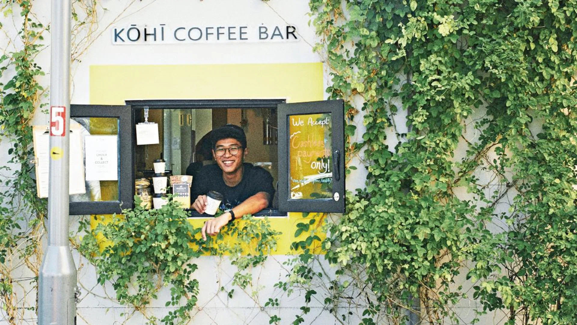 Dr Namthep Sachathep, owner of Kohi Roastery & Coffee Bar in Joo Chiat. Credit: Phyllicia Wang