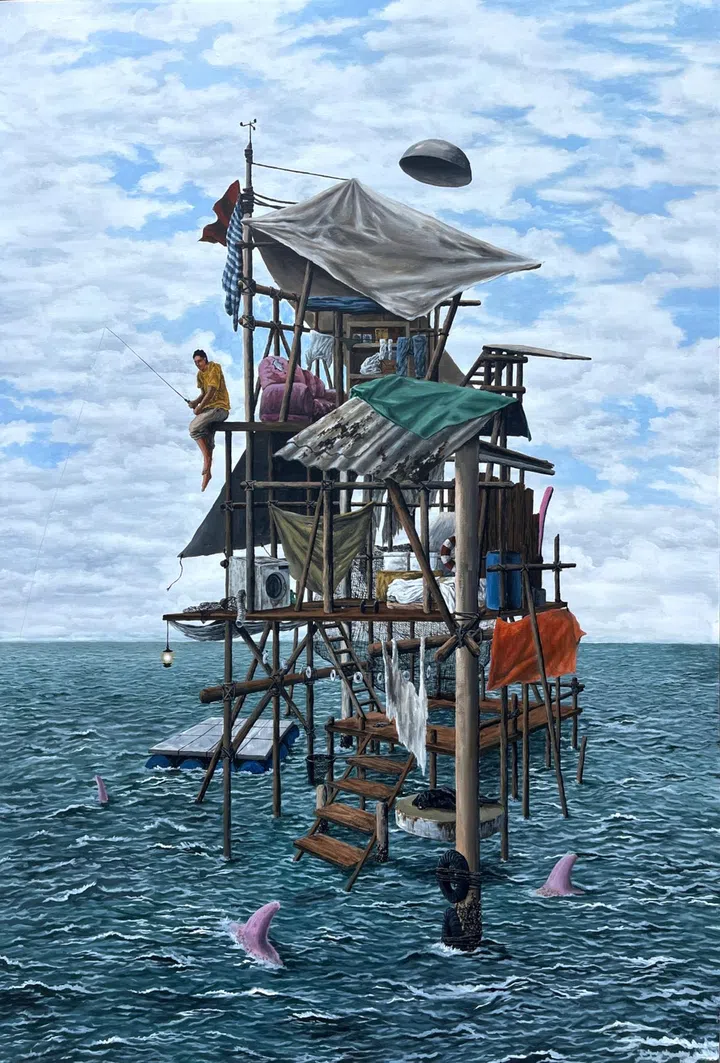 Another Day in Paradise by Esmond Loh Haridas Contemporary singapore art week 2025
