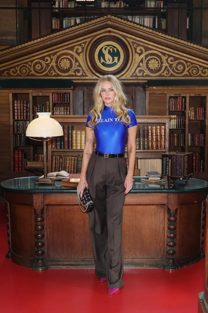 Samara Weaving at Valentino Spring Summer 2027 show Paris Fashion Week
