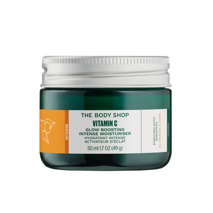Vitamin C Glow Boosting Intense Moisturiser, $49 for 50ml, The Body Shop