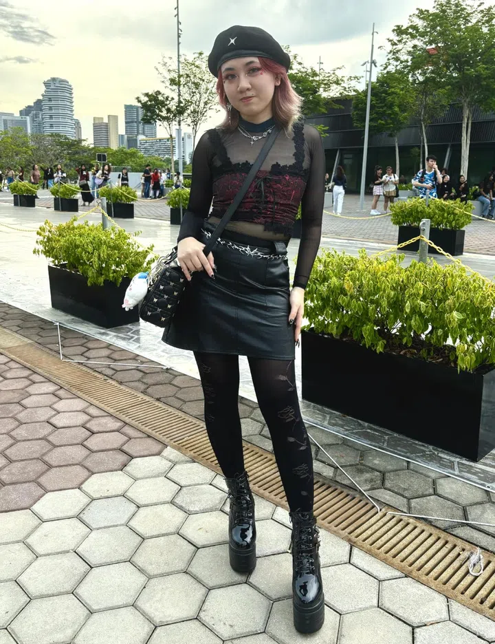 Stray Kids Singapore Concert 2024 Street Style Stay wearing all black