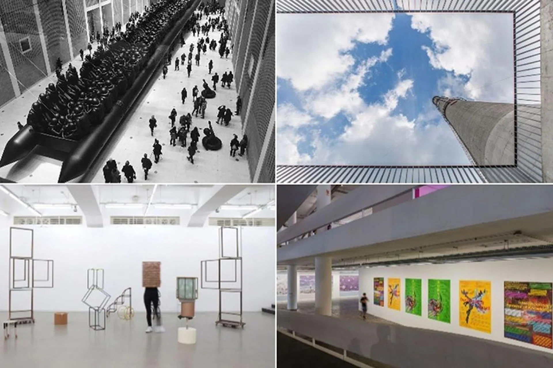 (Top row, from left) Law Of The Journey, 2017, by Chinese artist Ai Weiwei, will be on display as part of the 21st Biennale of Sydney, The Shanghai Biennale will take place in the city's Power Station Of Art, a former power plant, (bottom row, from left) Jeong ¼, 2011-2015, by Suki Seokyeong Kang, will be shown at the Liverpool Biennial 2018 and A Possible Reversal Of Lost Opportunities, 2016, by Brazilian artist Maria Thereza Alves on display at the Sao Paulo Art Biennale in 2016. Photos: Semiconductor, Shanghai Biennale, Tiago Baccarin, Courtesy Of Suki Seokyeong Kang And Sao Paulo Art Biennale 