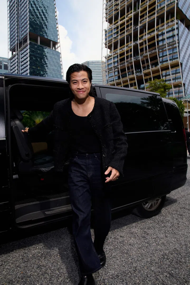 Benjamin Kheng at Chanel Cruise 2025/26 show in Singapore