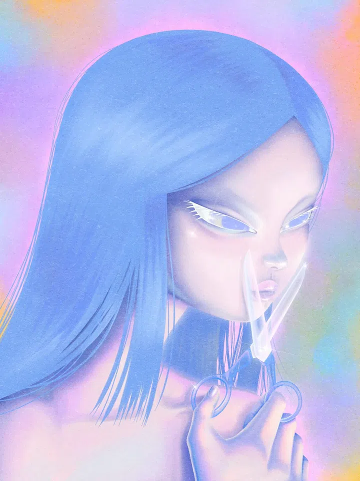 To Spite My Face, artwork by Jaeyyelle