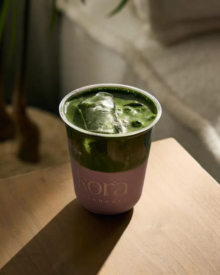 taro matcha latte everton park cafe rituals of kora