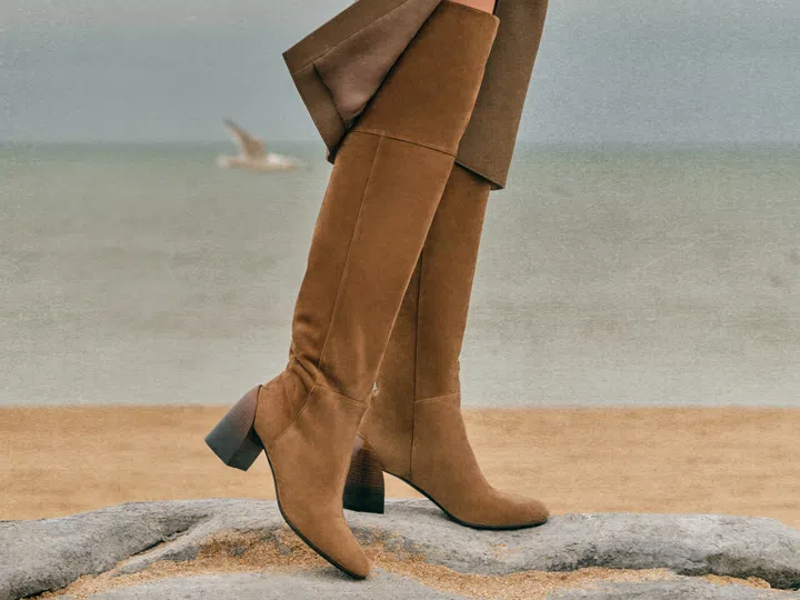 Hermes Fall Winter 2026 shoes - suede calfskin boots