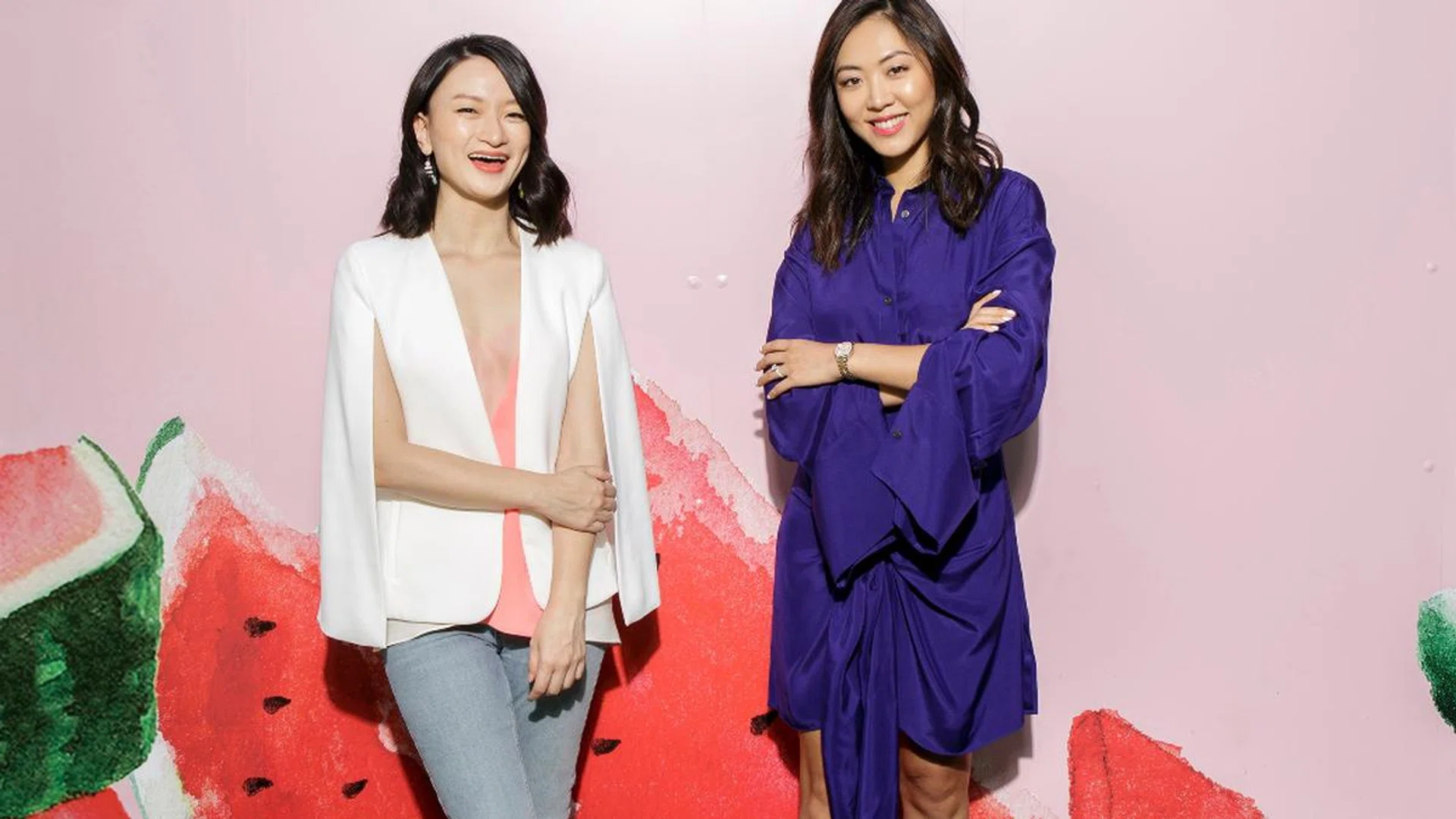 Christine Chang (left) and Sarah Lee are the founders of K-beauty skincare label, Glow Recipe. Credit: Courtesy