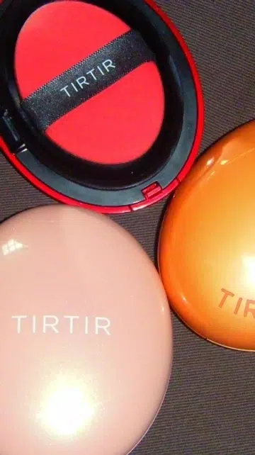 TirTir cushion foundation comparison Red Pink Orange