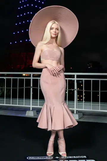 Celebrity street style red carpet fashion April 2026