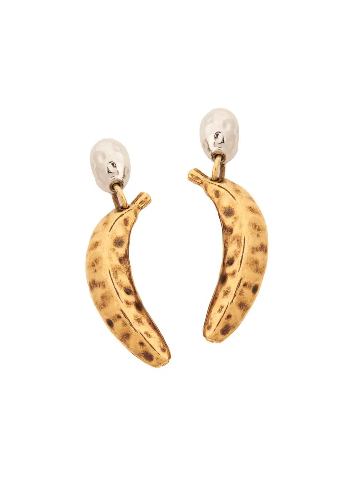 Chloe Bananas brass earrings, Chloe