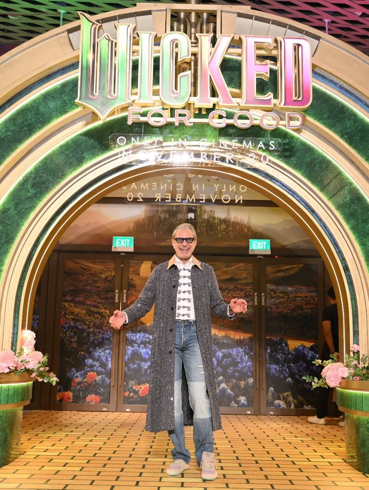 Wicked: For Good World Tour Singapore fan event Jeff Goldblum Dior 
